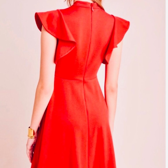 Anthropologie Maeve XL or 1X Red Deena Mini Dress - Picture 4 of 10